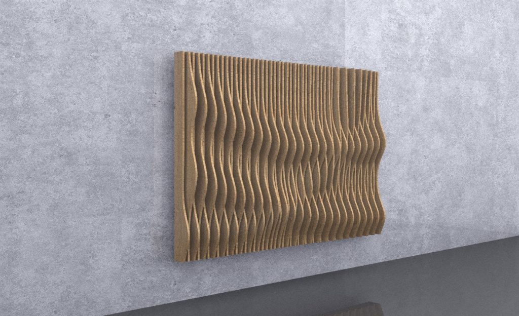 Parametric Wall Art Masterpiece | Innovative Modern Interiors