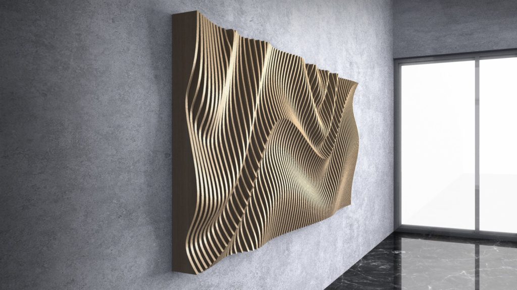 Parametric Wall Art Masterpiece | Innovative Modern Interiors