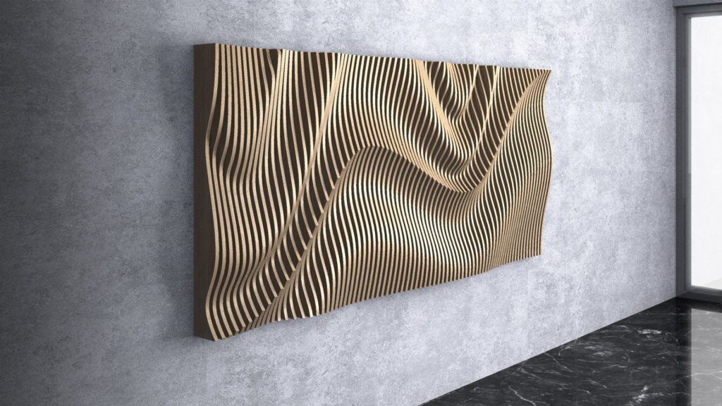 Parametric Wall Art Masterpiece | Innovative Modern Interiors