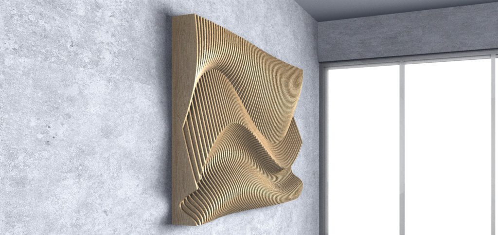 Parametric Wall Art Masterpiece | Innovative Modern Interiors