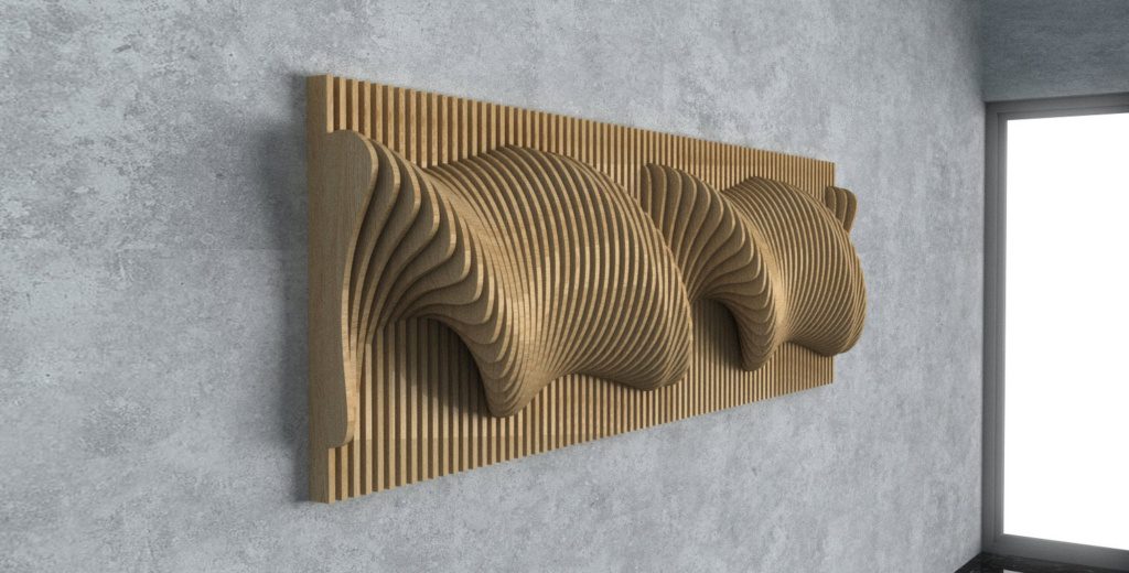 Parametric Wall Art Masterpiece | Innovative Modern Interiors