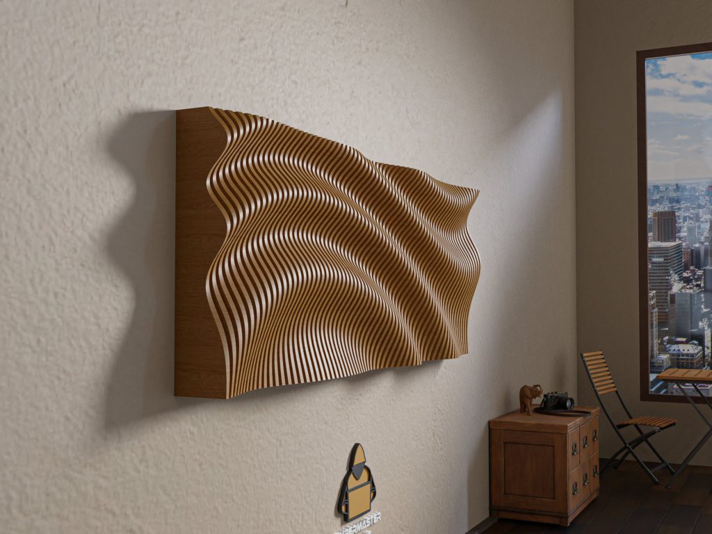 Parametric Wall Art Masterpiece | Innovative Modern Interiors