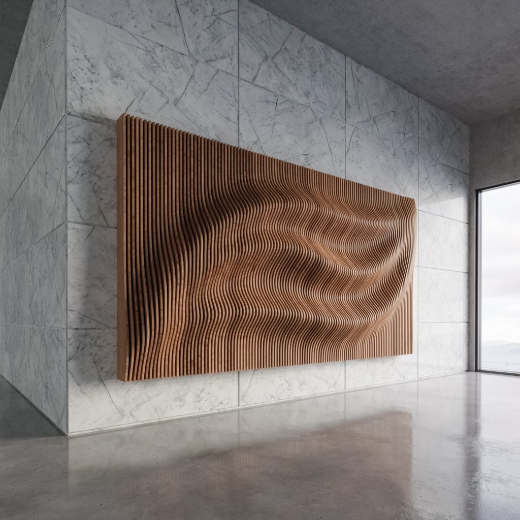 Parametric Wall Art Masterpiece | Innovative Modern Interiors