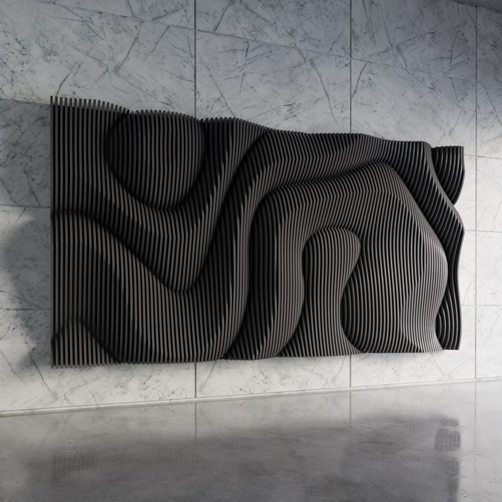 Parametric Wall Art Masterpiece | Innovative Modern Interiors