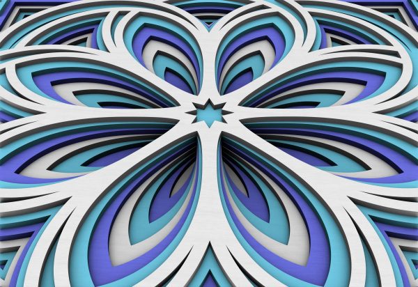 Mandala Wall Art | Enchanting 3D Geometry - Image 4