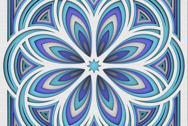 Mandala Wall Art | Enchanting 3D Geometry - Image 5
