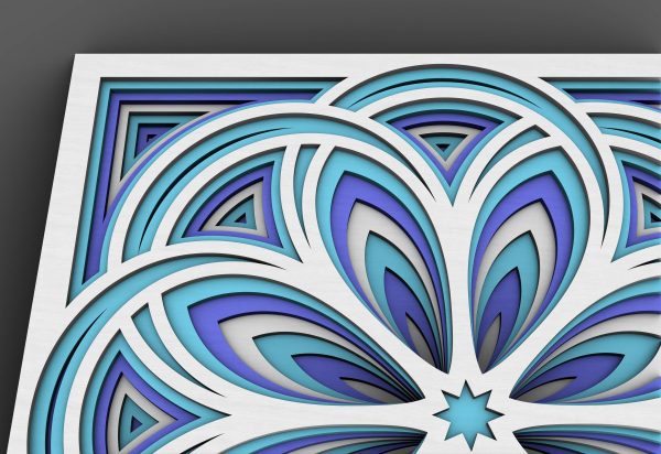 Mandala Wall Art | Enchanting 3D Geometry - Image 6