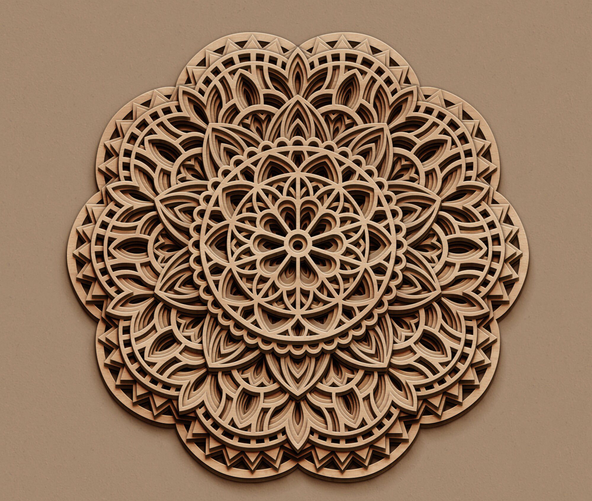 Mandala Wall Art | Enchanting 3D Geometry