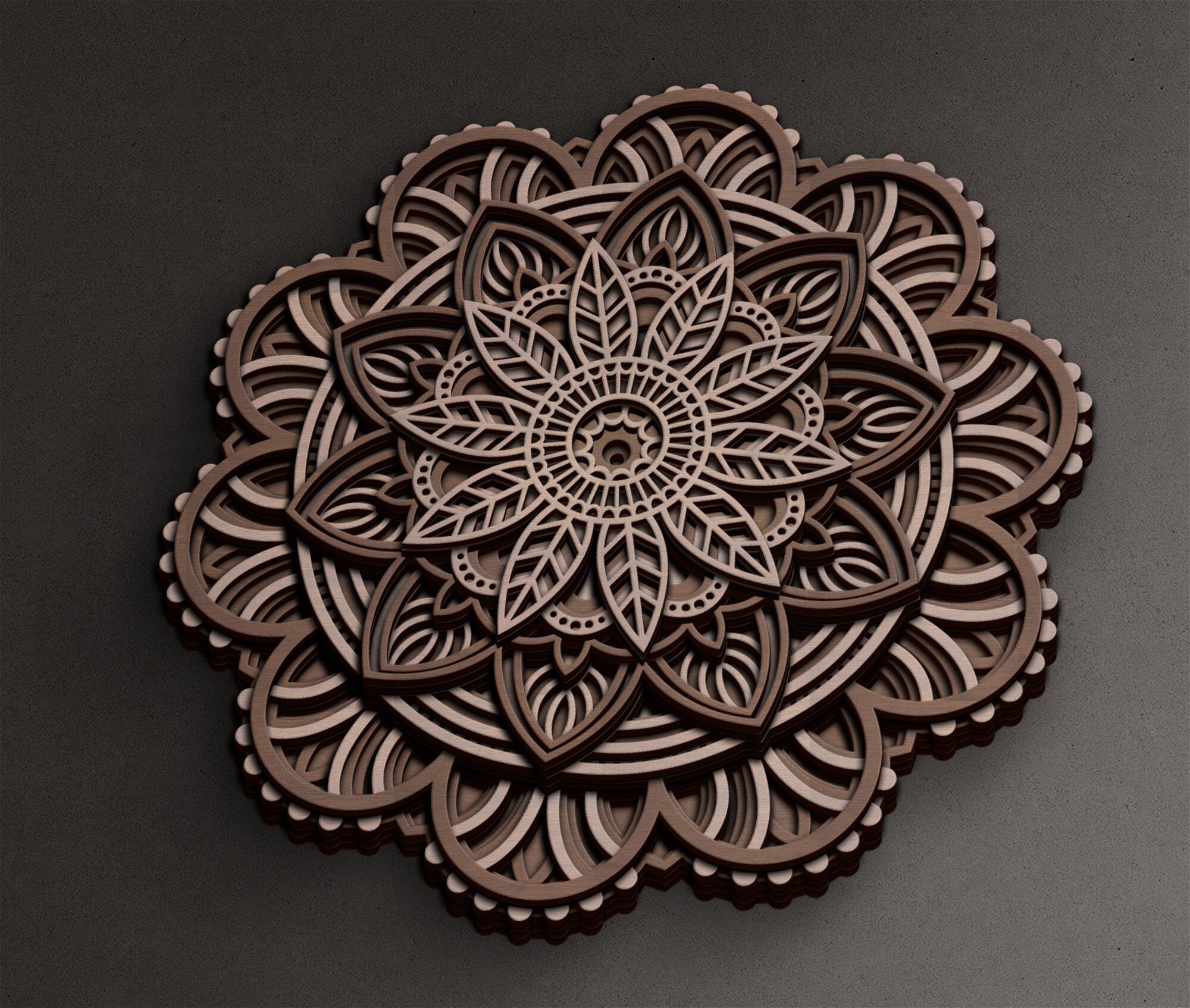 Mandala Wall Art | Enchanting 3D Geometry
