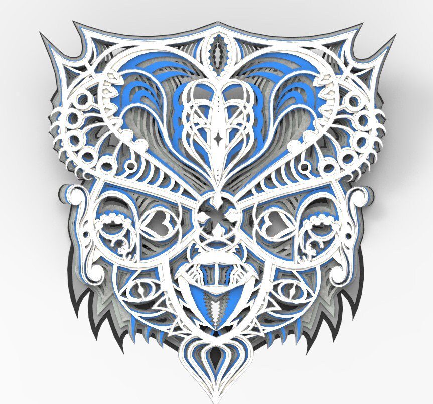 Mandala Wall Art | Enchanting 3D Geometry