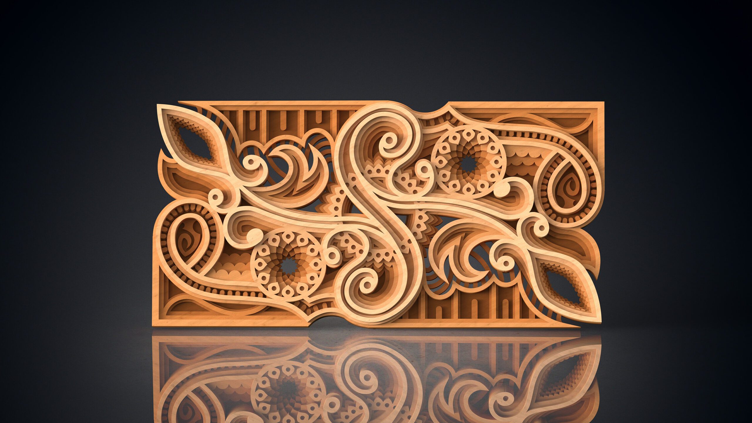 Mandala Wall Art | Enchanting 3D Geometry