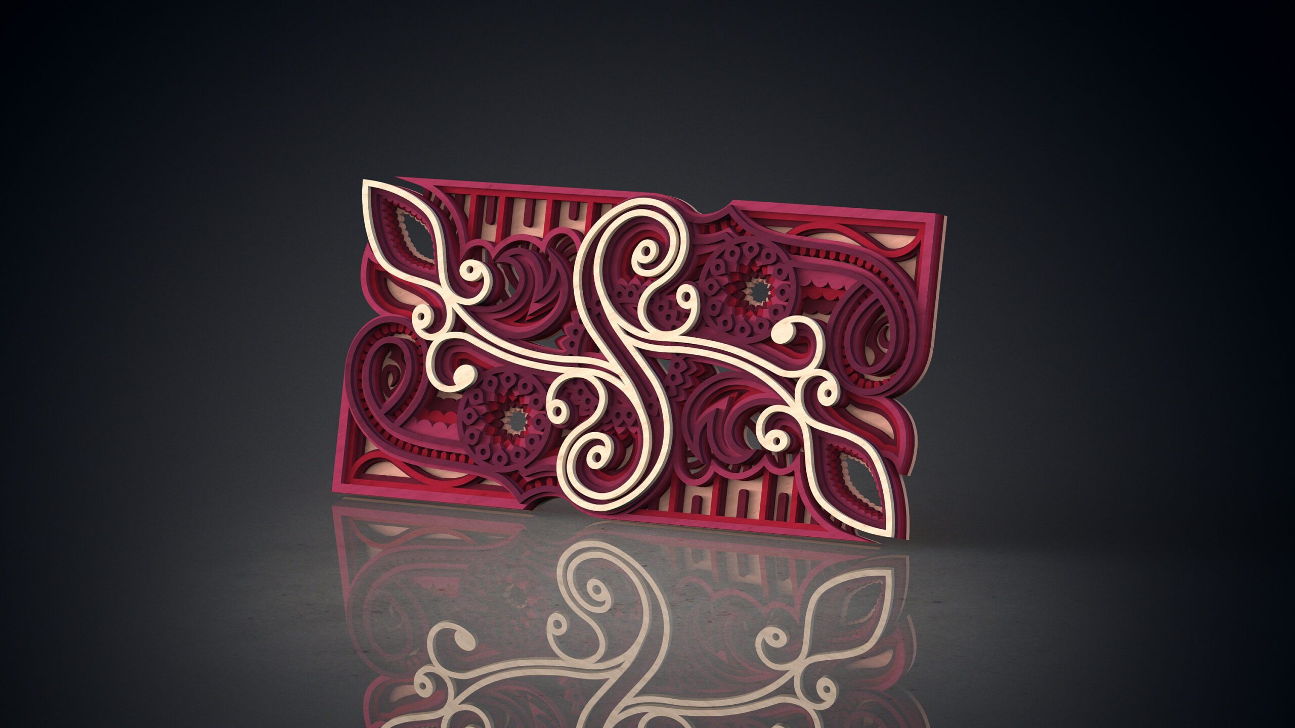 Mandala Wall Art | Enchanting 3D Geometry