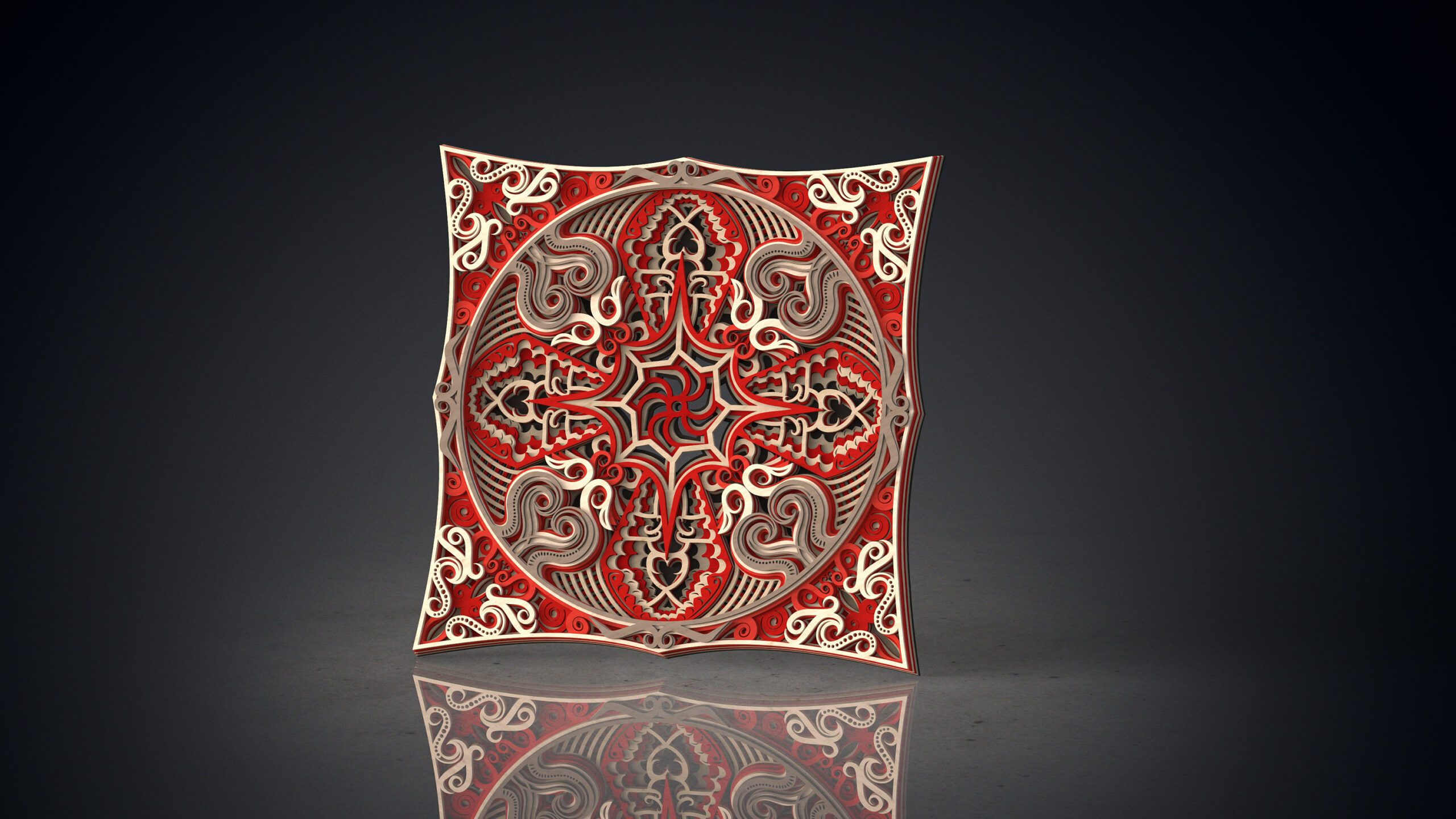 Mandala Wall Art | Enchanting 3D Geometry