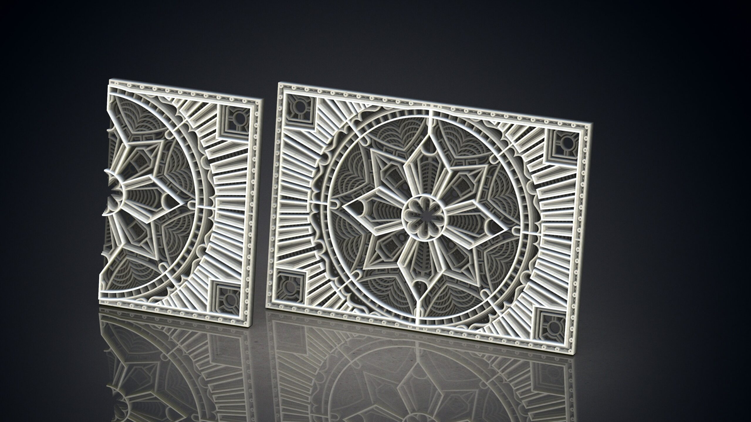 Mandala Wall Art | Enchanting 3D Geometry