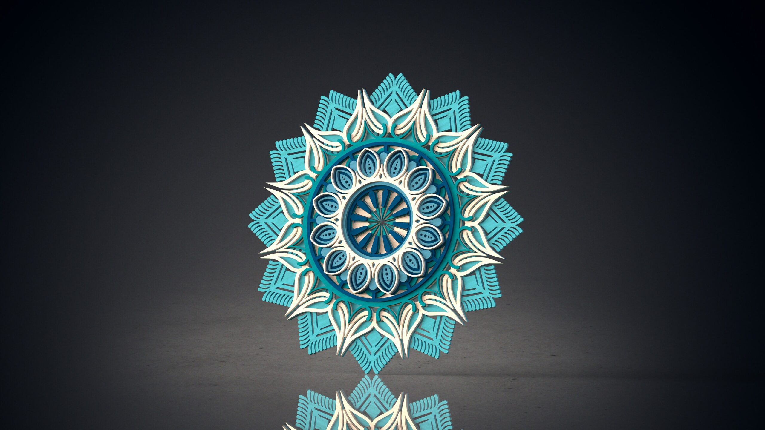 Mandala Wall Art | Enchanting 3D Geometry