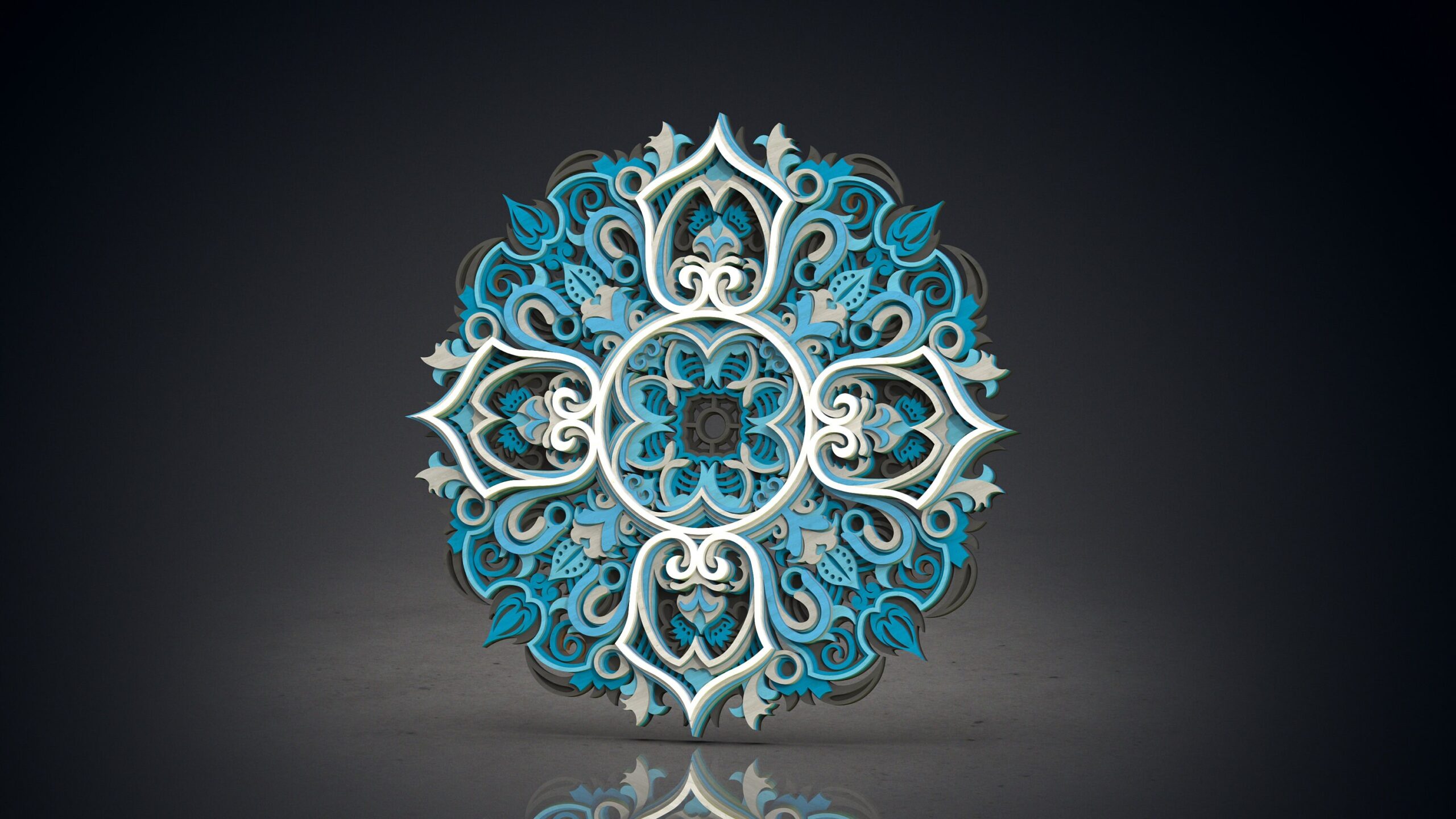 Mandala Wall Art | Enchanting 3D Geometry