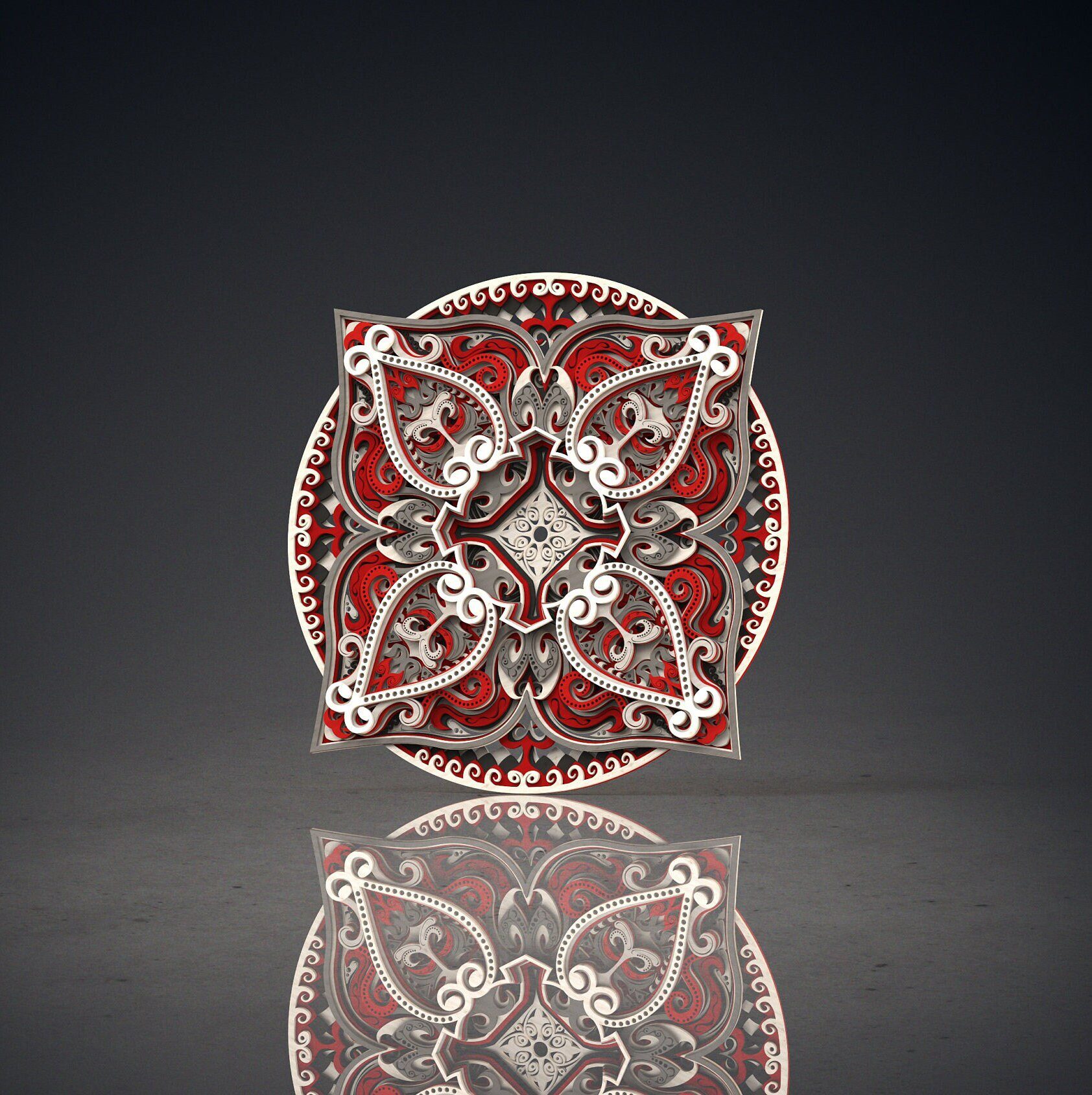 Mandala Wall Art | Enchanting 3D Geometry
