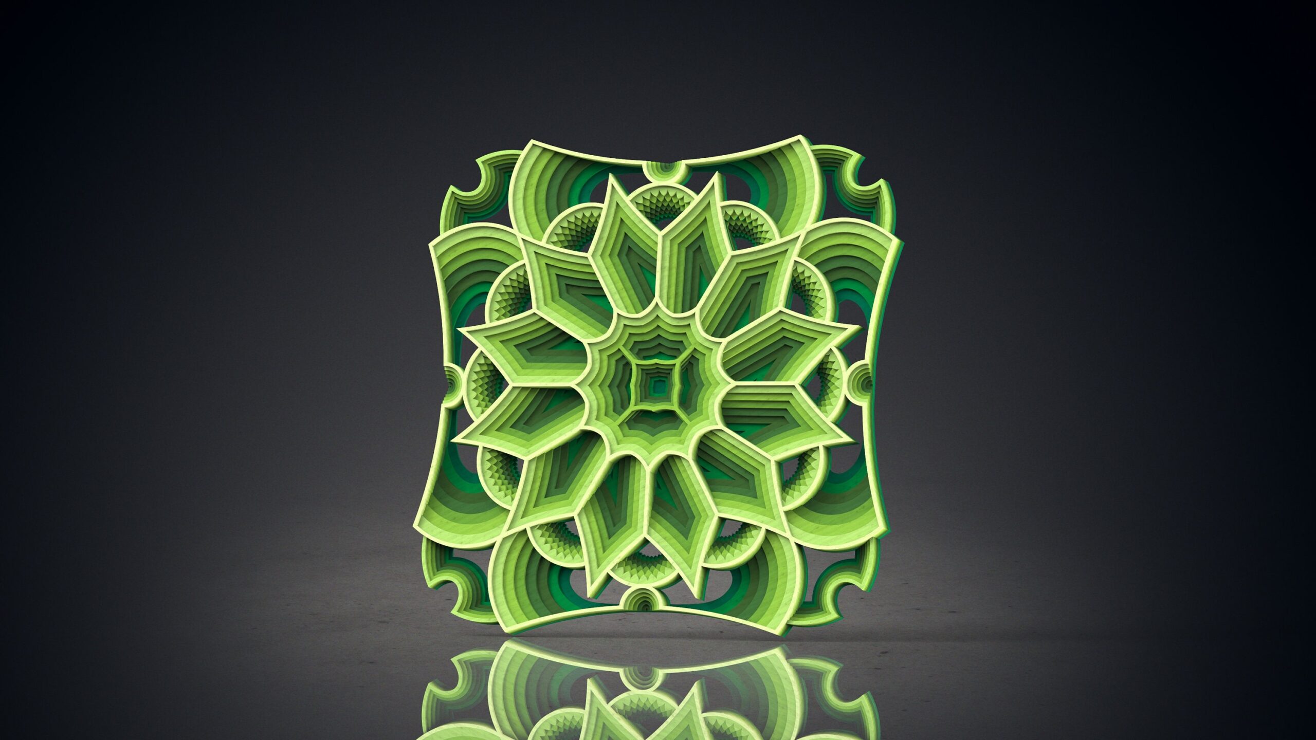 Mandala Wall Art | Enchanting 3D Geometry