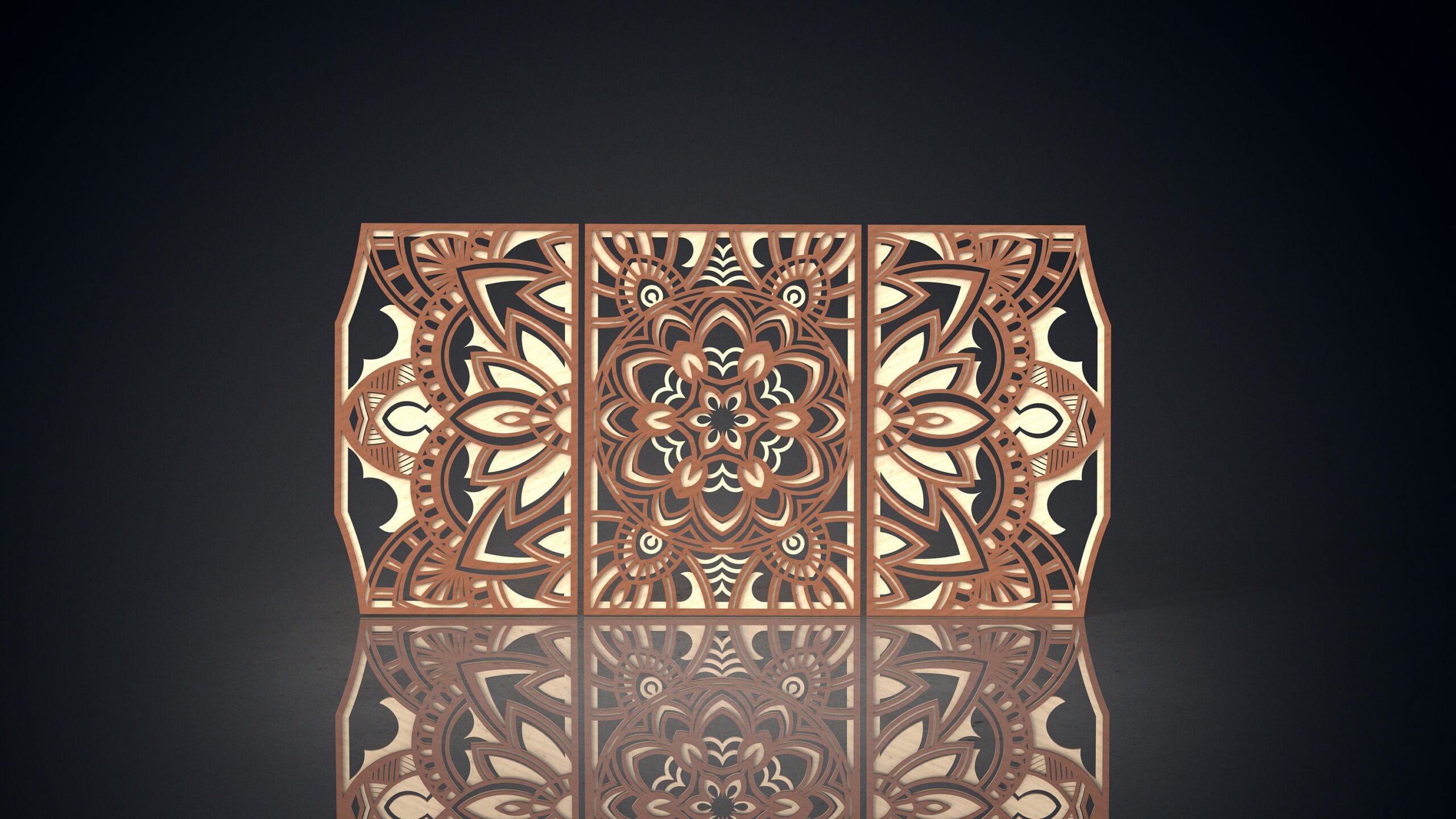 Mandala Wall Art | Enchanting 3D Geometry