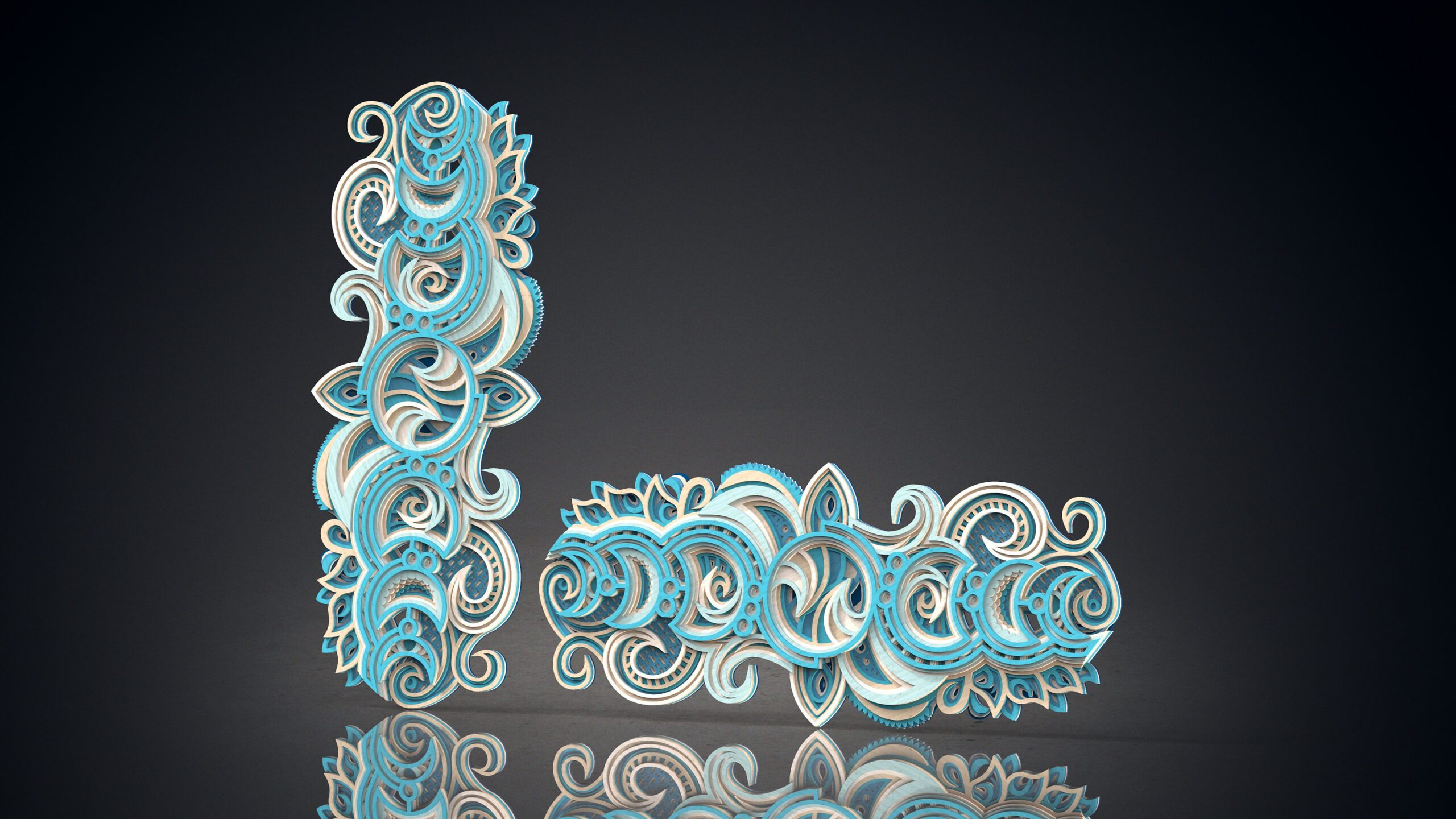 Mandala Wall Art | Enchanting 3D Geometry